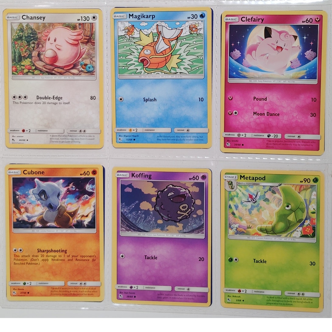 18 Random Pokémon Cards Pictured, Actual Photos Provided