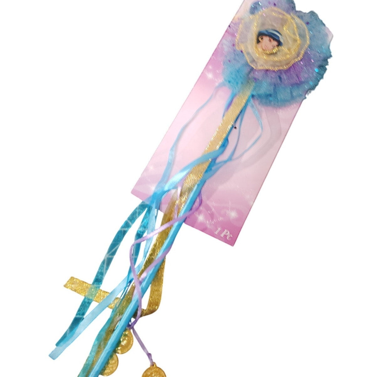 Jasmine Princess Wand 17" Caribbean Blue Baguette Costume Accessory
