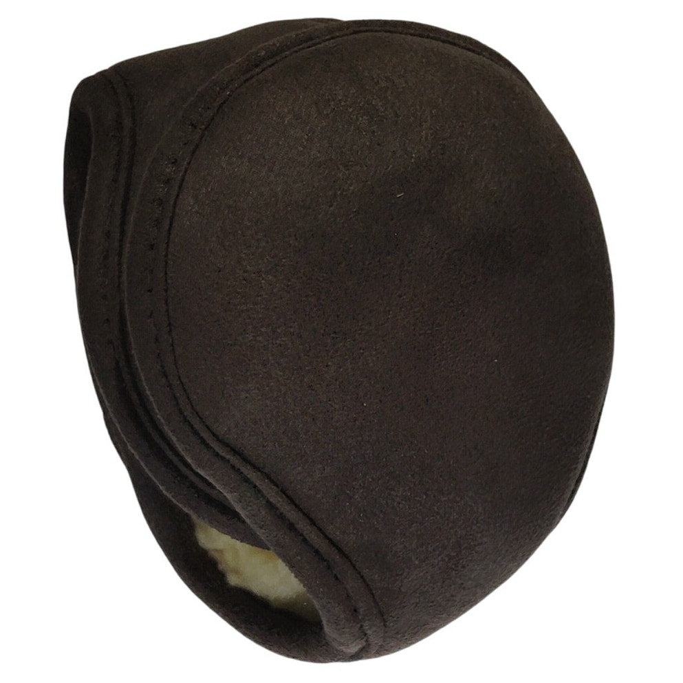 Unisex Foldable Winter Ear Muffs Fleece Lined Warm Ear Warmers Dark Grey Cover