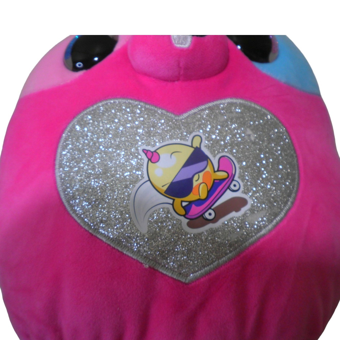 Large 15” Plush By ZURU Inc. Rainbocorn Bunny Winged Skateboard Unicorn