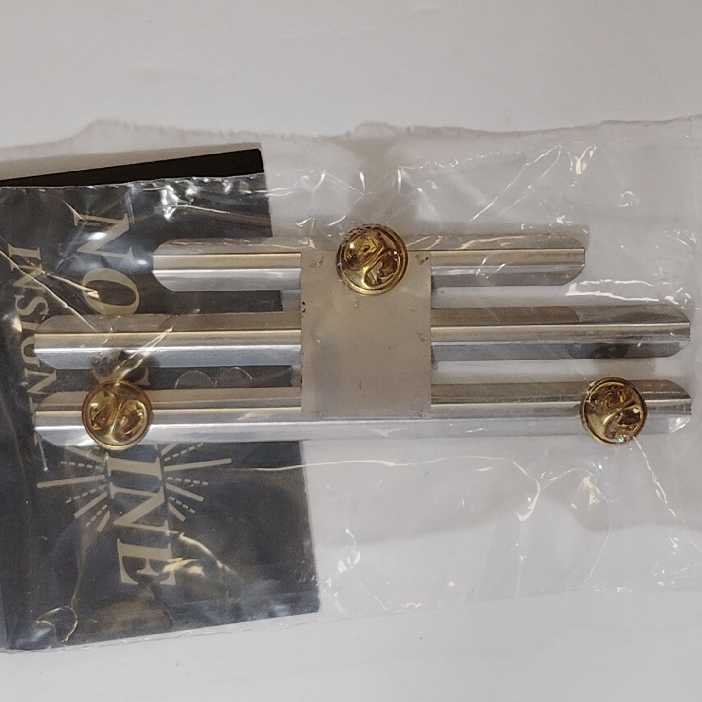 Mounting Rack Bar for 8 Ribbons (3/3/2 Centered w/ Gap) – No-Shine Insignia