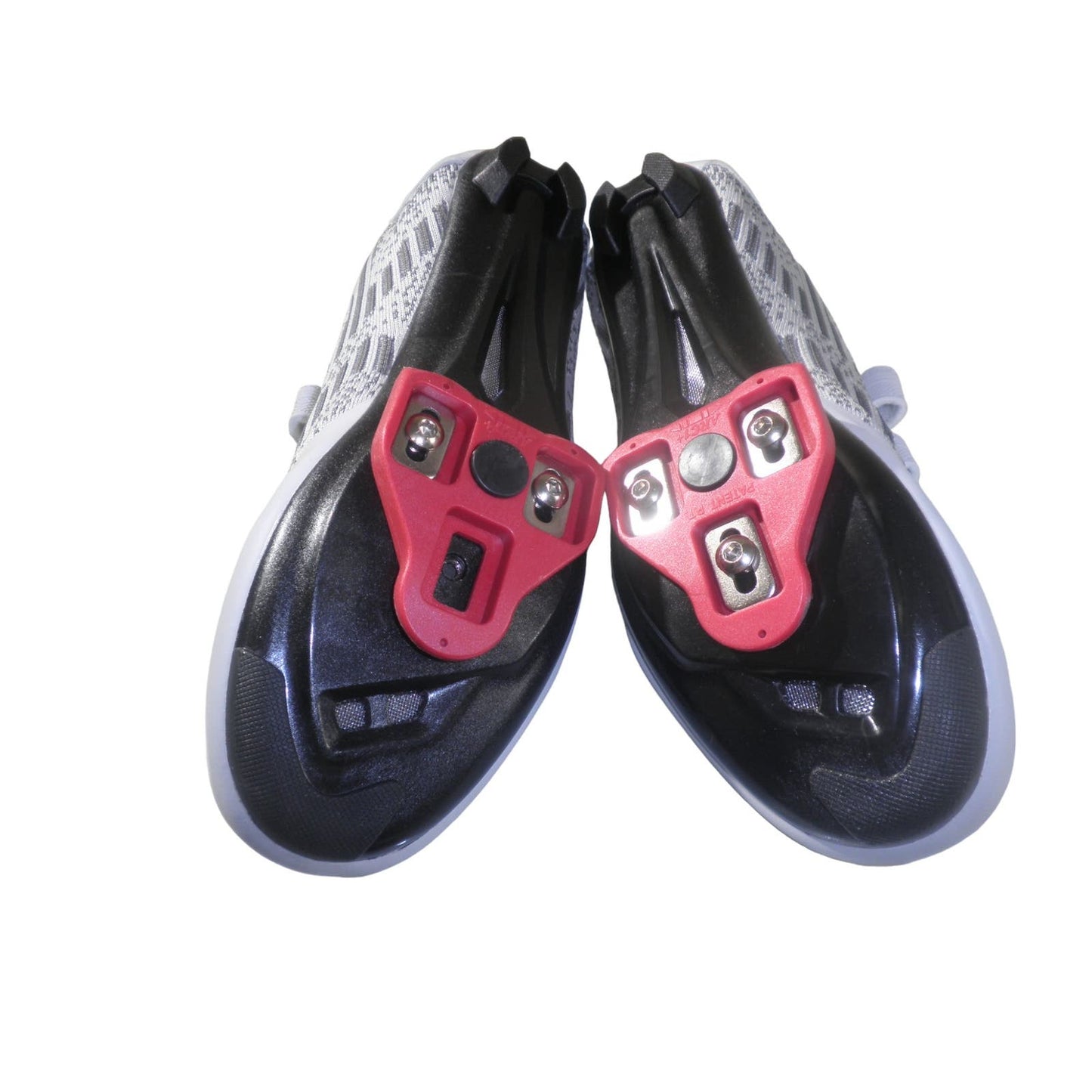 Unisex Road Bike Cycling Shoes 3 Straps, Delta Cleats for Indoor Use, Sz 7, Gray