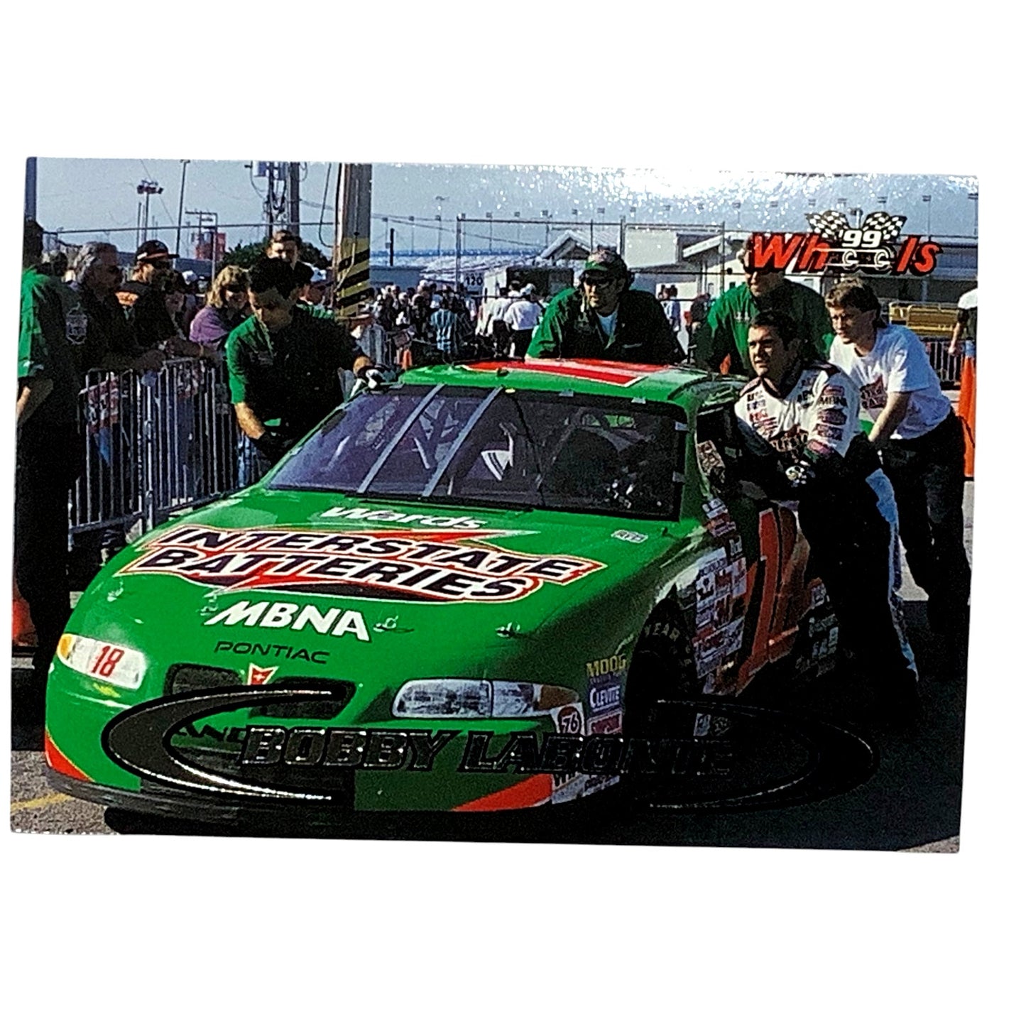 Bobby LaBonte #18 Interstate Battieries Pontiac 1999 Wheels #59 NASCAR, NM+