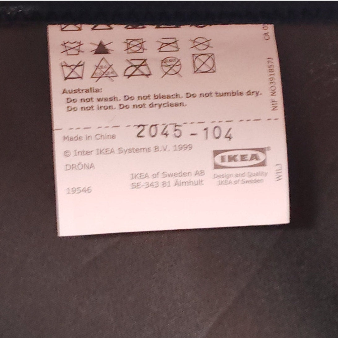 Lot of 4 IKEA Fabric Storage Tubs – Black, 14x10x10, NO195546, 2045-104