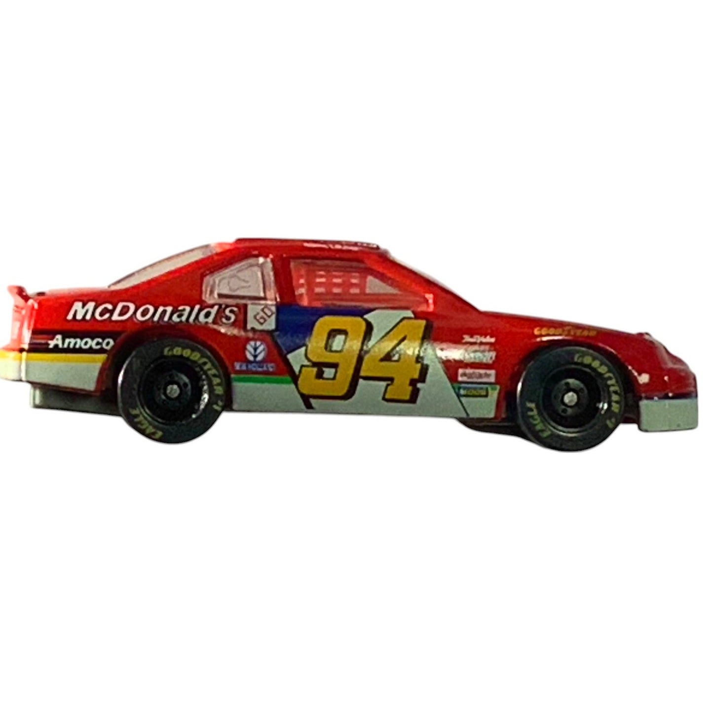 Bill Elliot #94 McDonald's, NASCAR 1:64 Die Cast Car, 1996 Racing Champions, NM