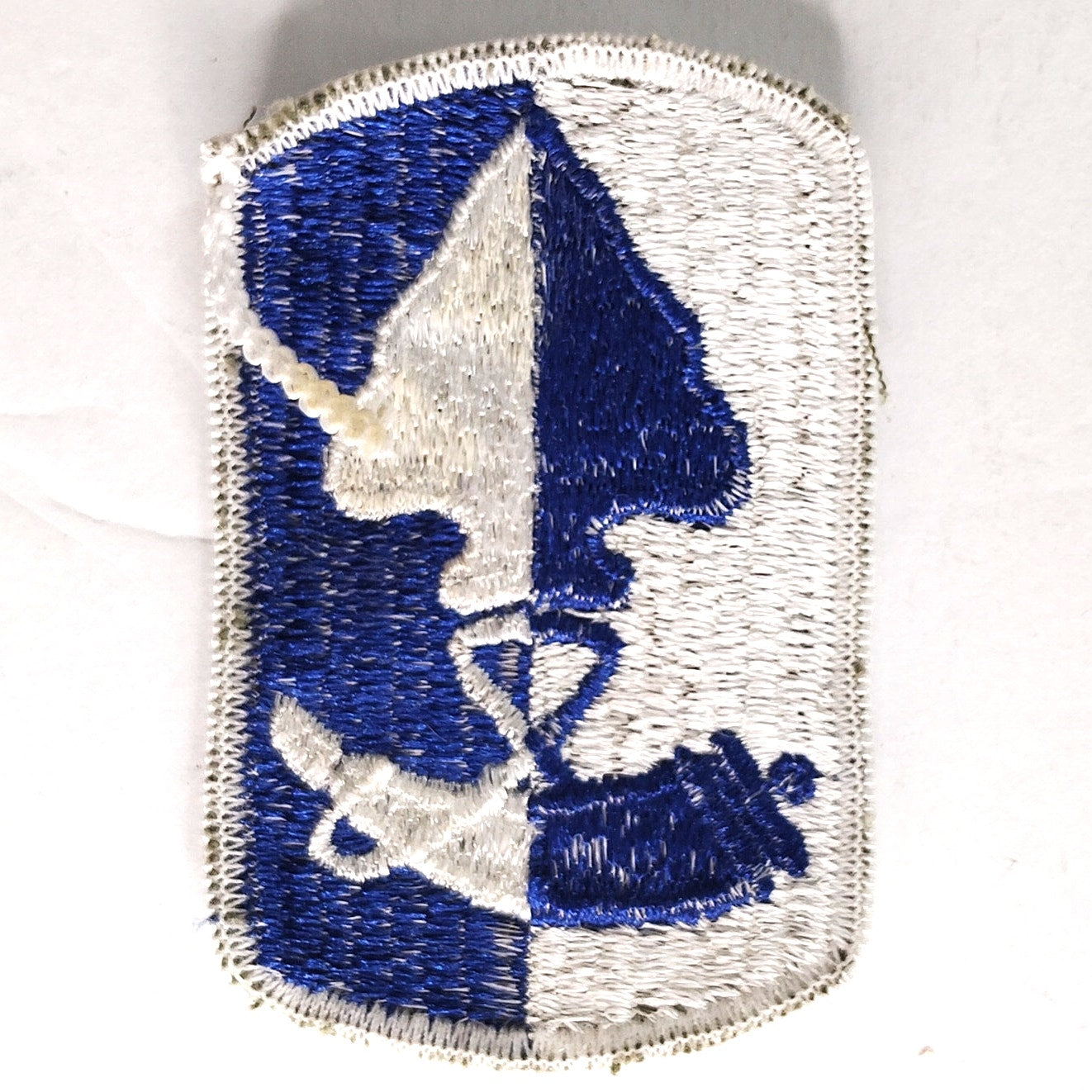 US Army 187th Infantry Brigade Novelty Patch 2" × 3" Sew‑On, Embroidered