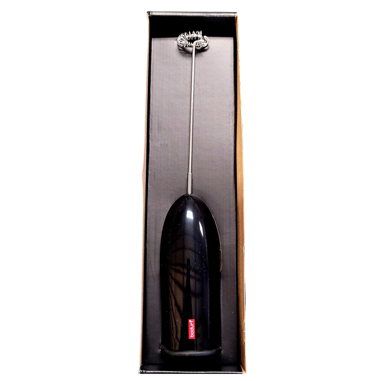 Bodum Schiuma Battery Operated Milk Frother, Black, Lattes, Mocha, Cappuccino +