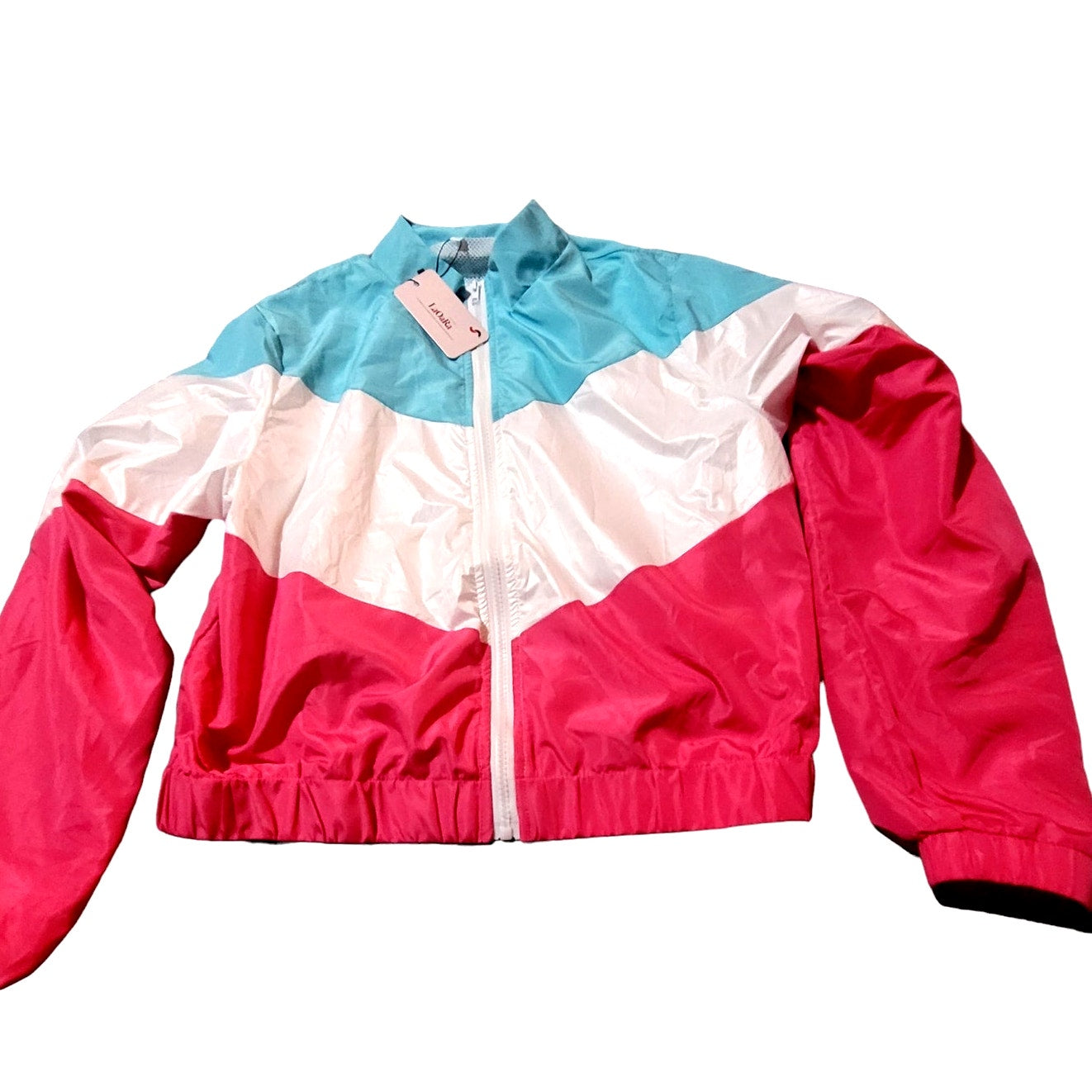 Laoara Lightweight Windbreaker Sport Jacket, Casual Jogging Outerwear, MD
