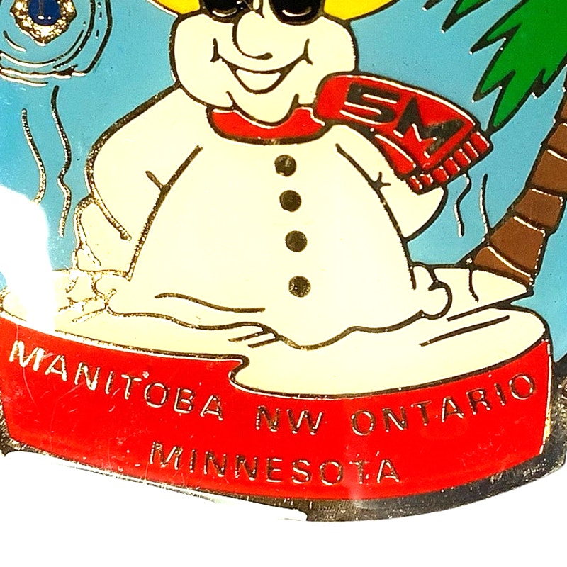 Vintage 1989 Lions Club International, Miami Lapel Pin, Manitoba N.W. Ontario MN
