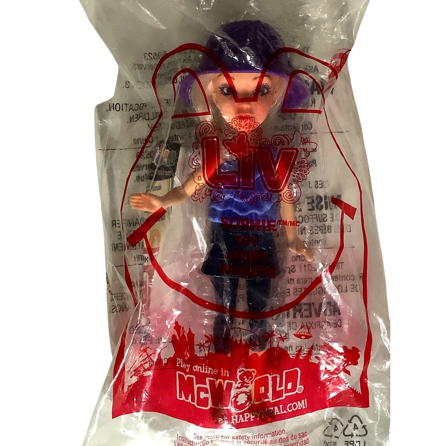 Liv Sophie Styling Doll Collectible Figure, McDonald's Premium, NIP, 2011