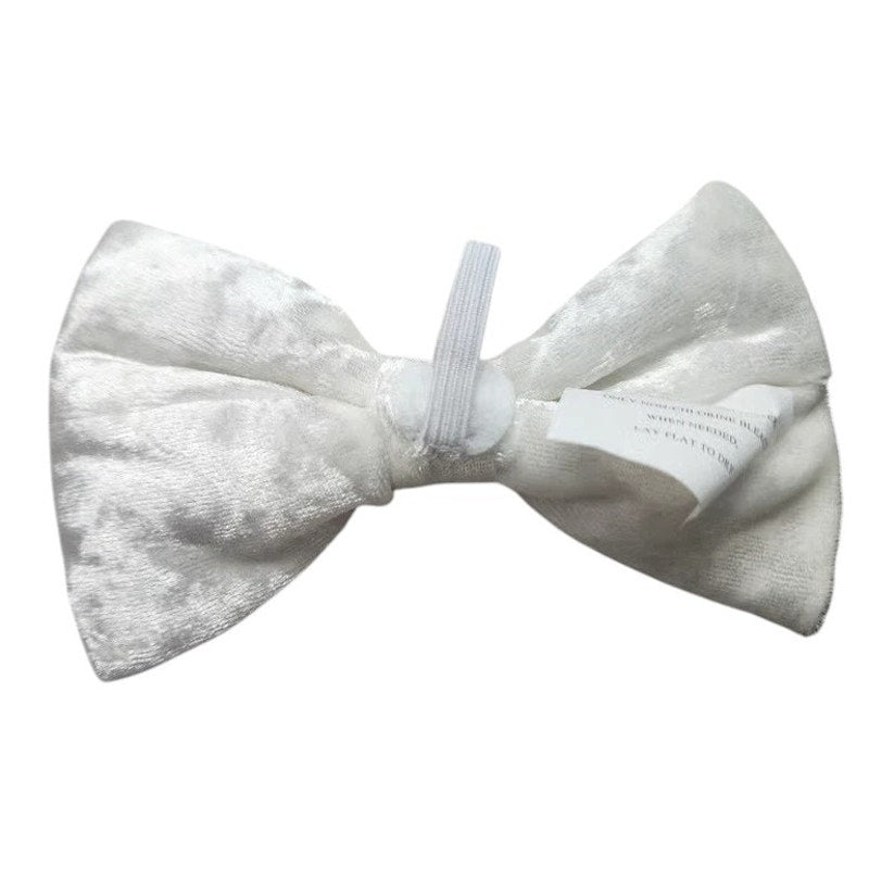 Boots & Barkley Wedding Collection Dog Bowtie White Adjustable Pet Accessory