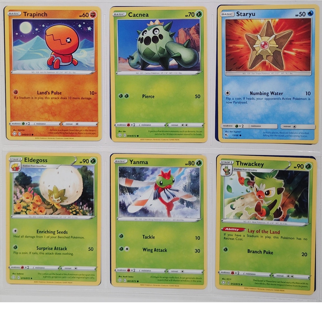 18 Random Pokémon Cards Pictured, Actual Photos Provided
