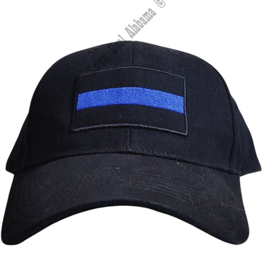 Rothco Thin Blue Line Low Profile Cap, Baseball Cap,. Hat, Black, One Size