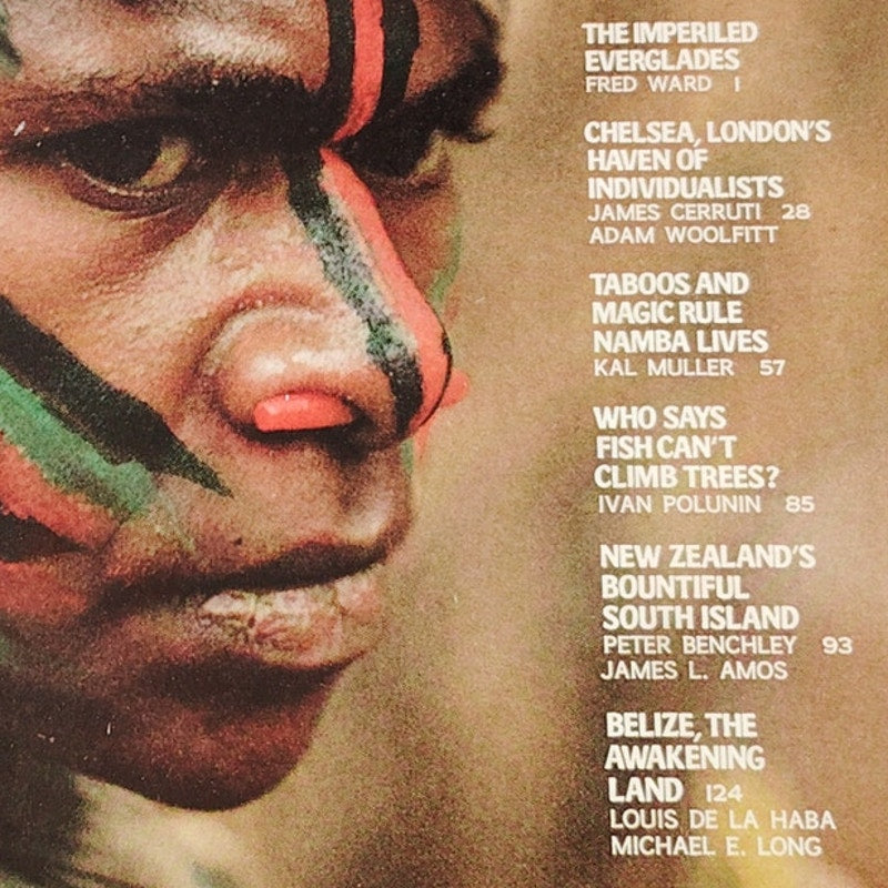 National Geographic Magazine – January 1972, Everglades, Belize, New Zealand