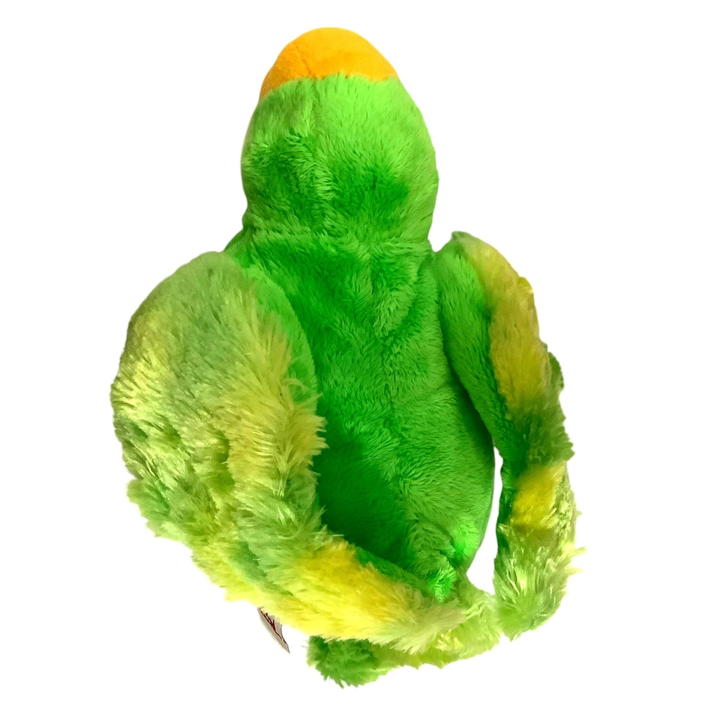 2008 Webkinz Ganz Parakeet, Green/Yellow Feathers, 9" EUC