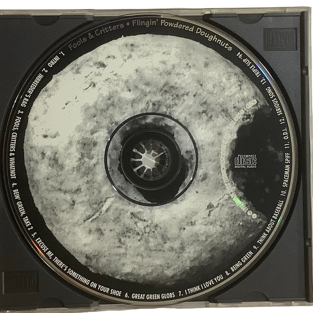 Fools & Critters, Flingin' Powdered Doughnuts, 1995 Music CD, Pristine Condition
