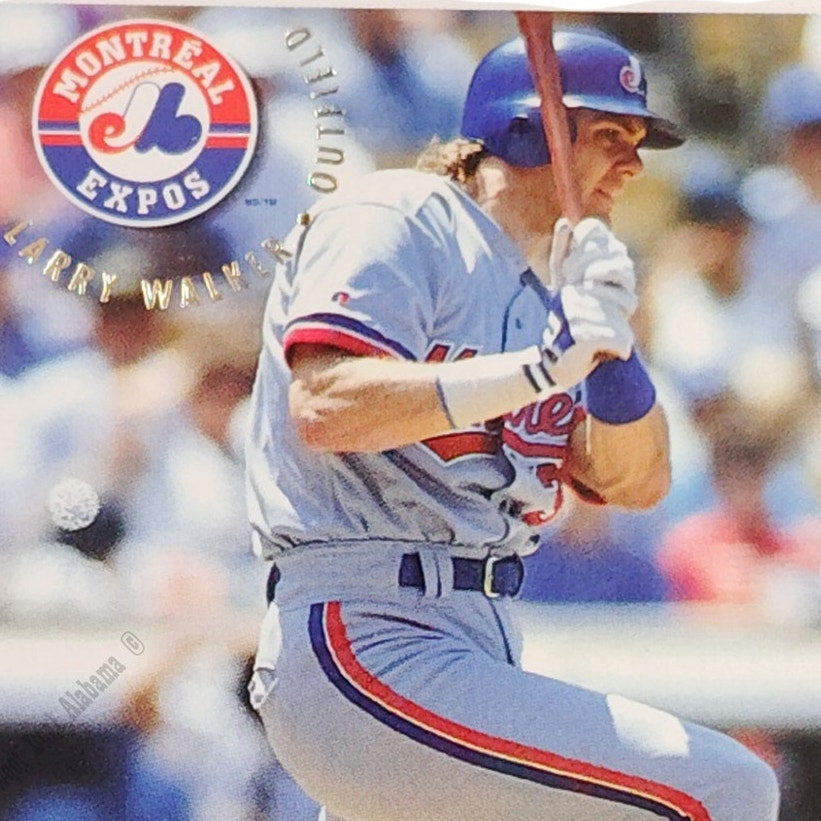 Larry Walker, Montreal Expos, #554, 1994 Fleer Baseball Collector's Card