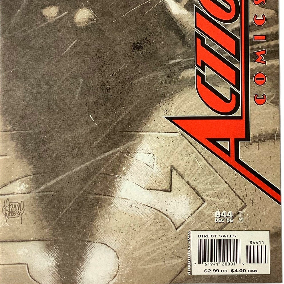 DC, Action Comics #844, Last Son Part 1/6, Dec 2006, NM 9.4