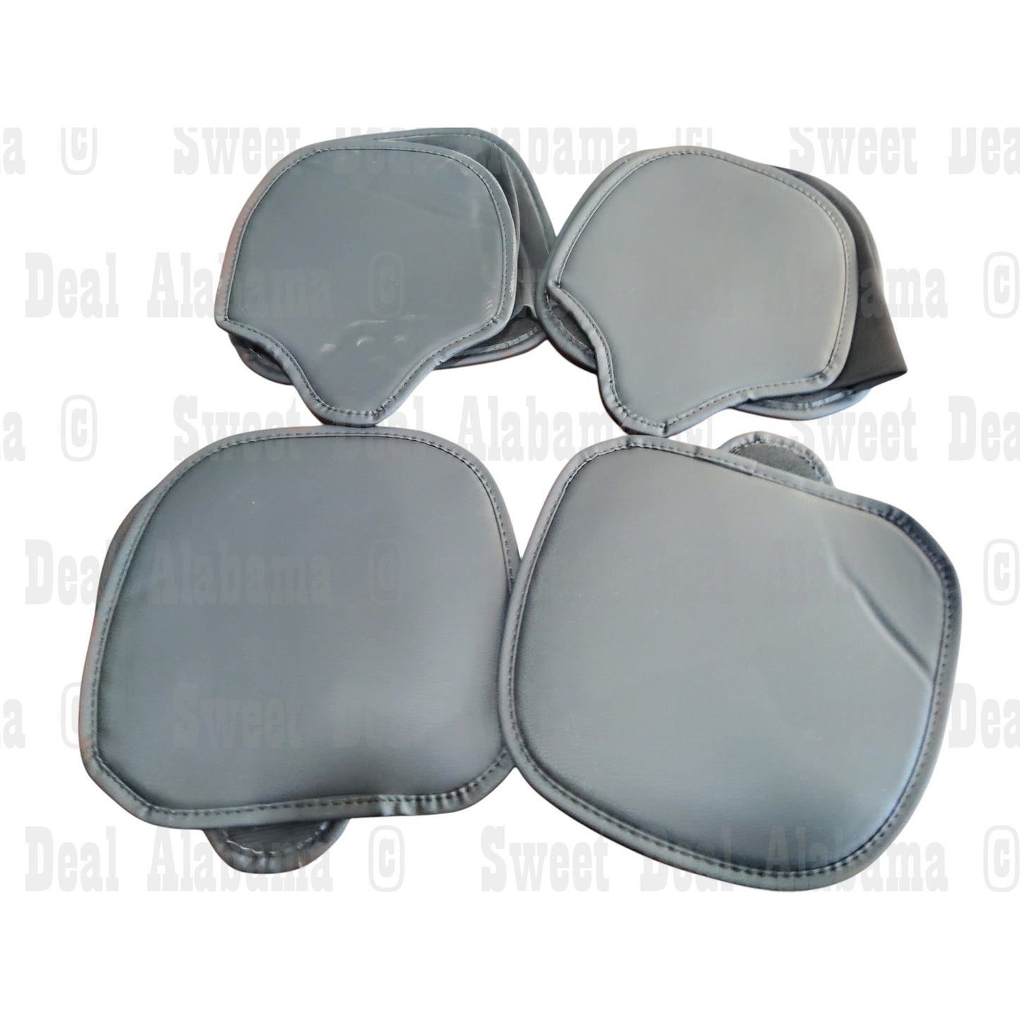 Front Seat Covers for Kia Sorento 2021–2025 – 2PCS Faux Leather Cushions, Black