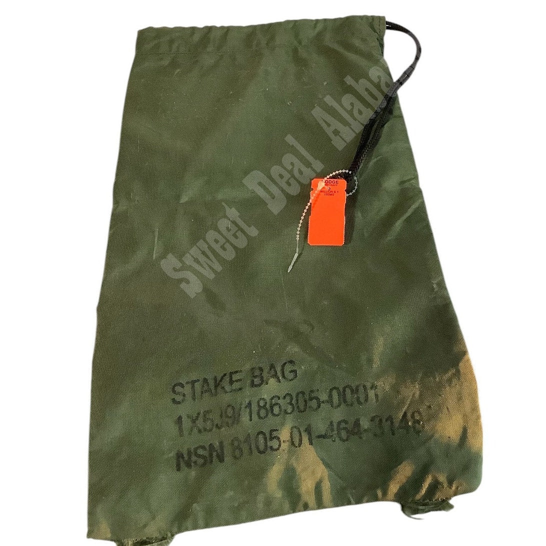 Vintage Stake Bag, 15" x 8", 1X539/186305-0001, NSN 8105-01-464-3148, ODG