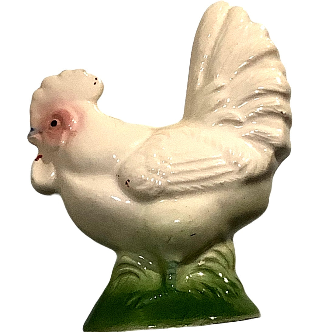 3.5"H x 3"L x 1.45"W Rooster, Made In Japan Chicken Collectible Vintage Piece