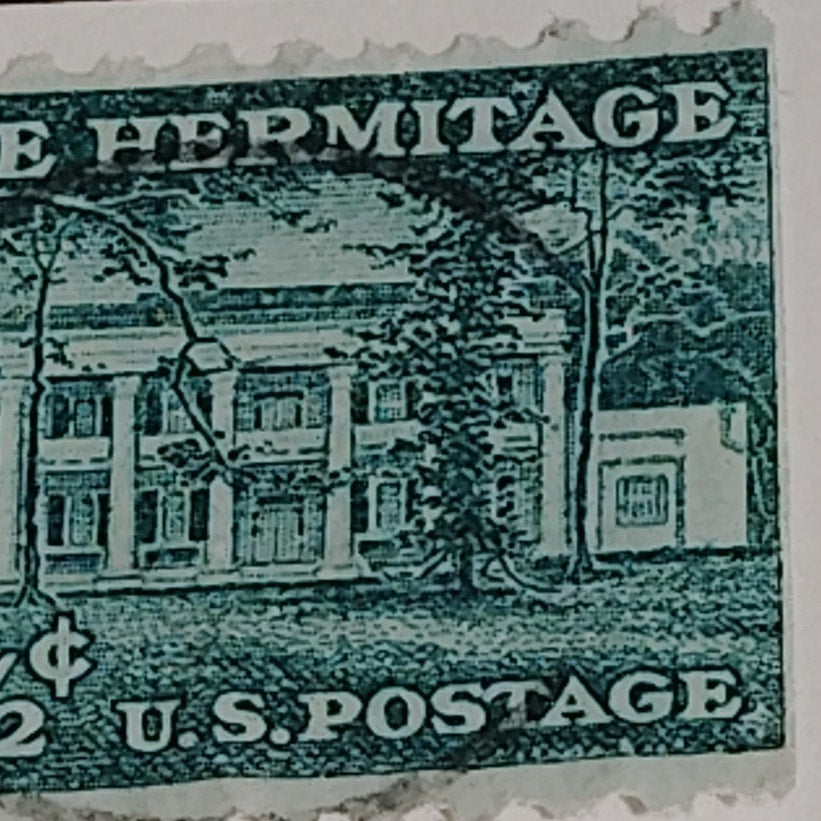 1959 4½¢ The Hermitage Stamp – Liberty Series, Scott #1041 – Andrew Jackson Home