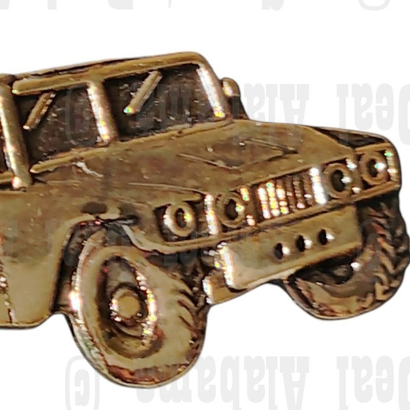Humvee Hummer Vehicle, Collector's Hat, Lapel, Brooch Pin 1-1/8"W x1/2"H