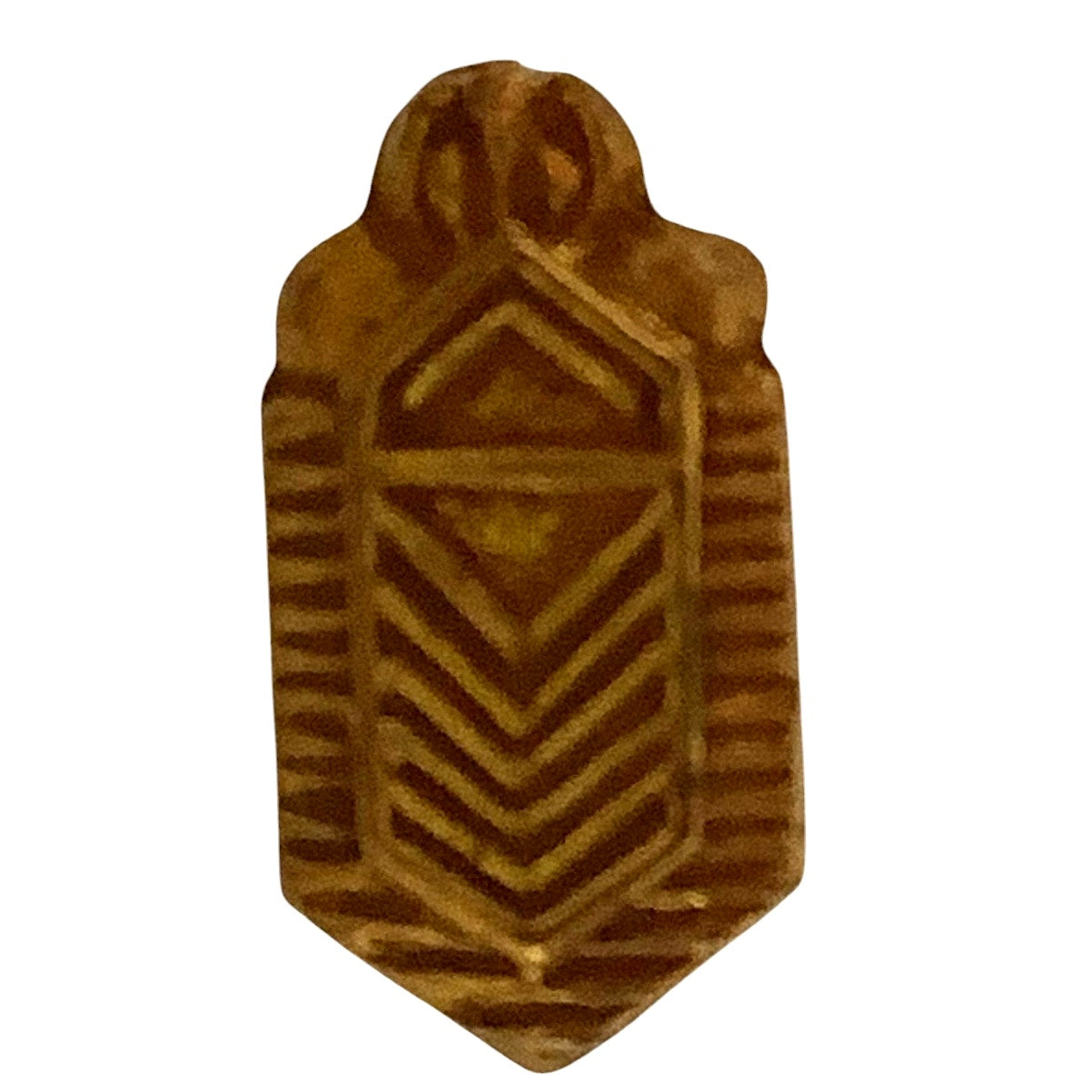 1 Pair Brass Military Emblems 1/2" x 1/4", Use U/K, Flat Backs, Detailed Fronts