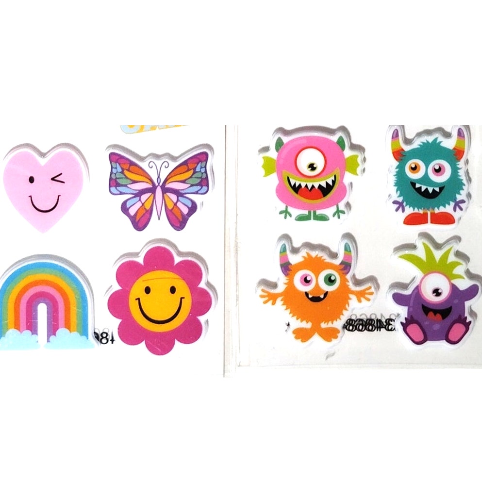 Lot of 32 Assorted Stickers Pictured, Great for Scrapbooking and More