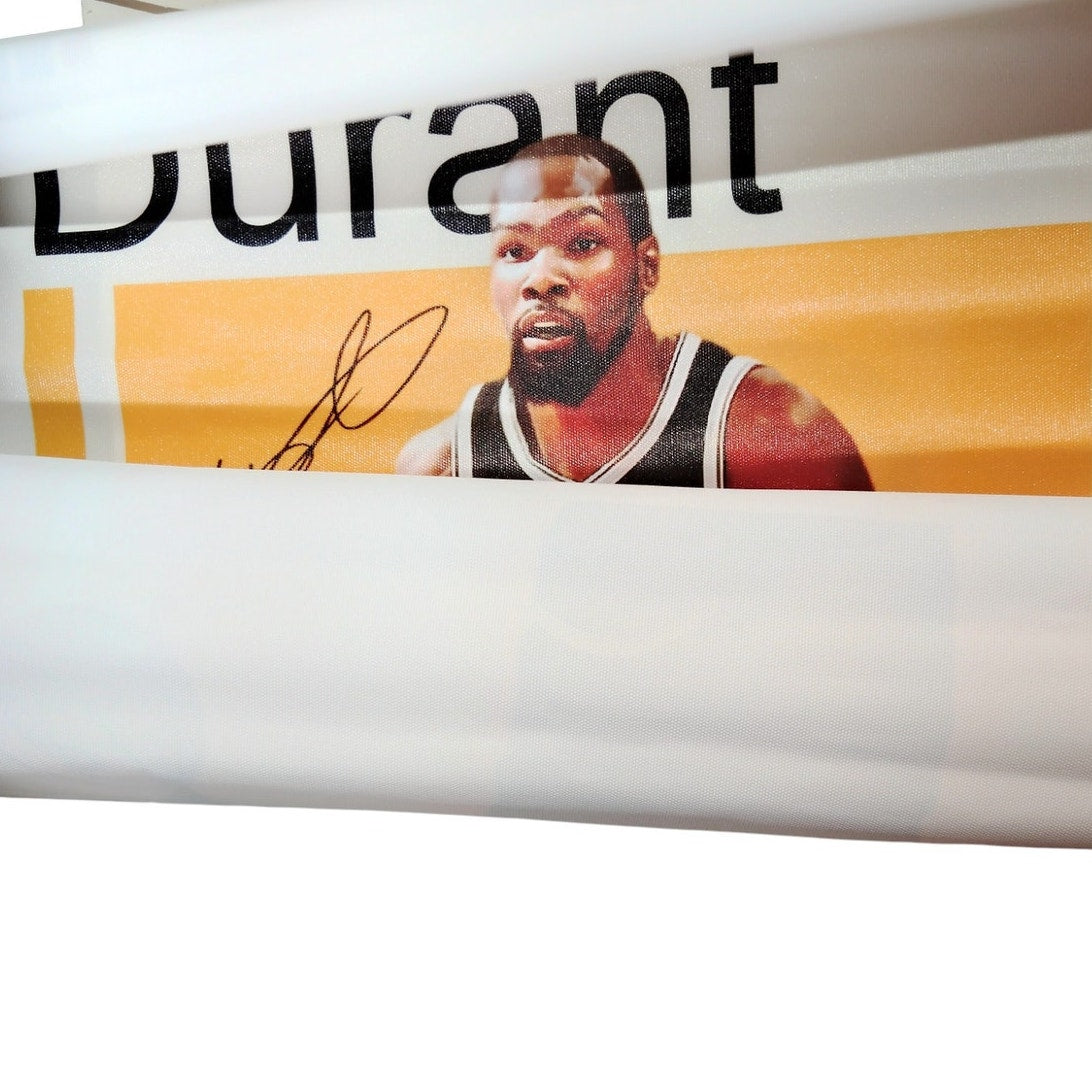 Kevin Durant Canvas Print – Brooklyn Nets Poster, 16x24" Unframed, NBA Career Highlights Wall Art