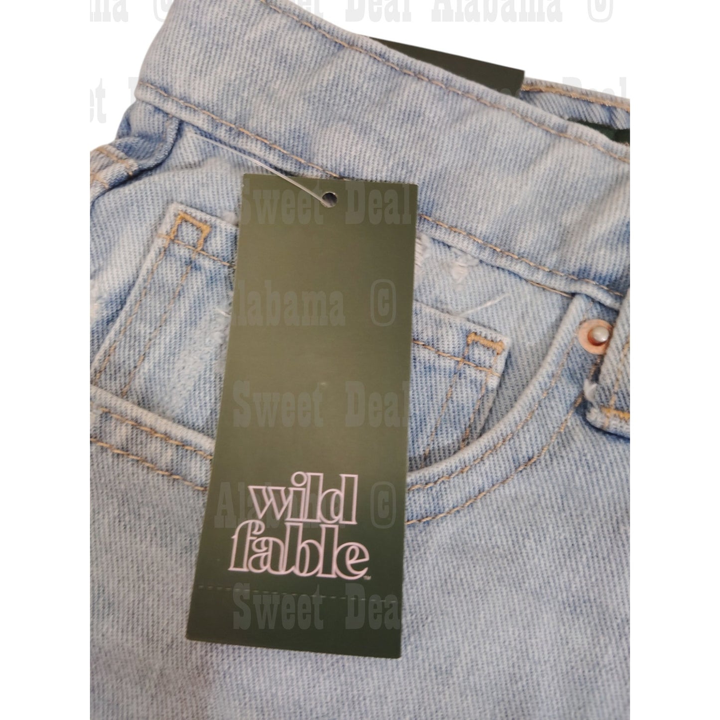 Women's Super-High Rise Cut-Off Jean Shorts - Size 6, 28"W, Wild Fable Brand