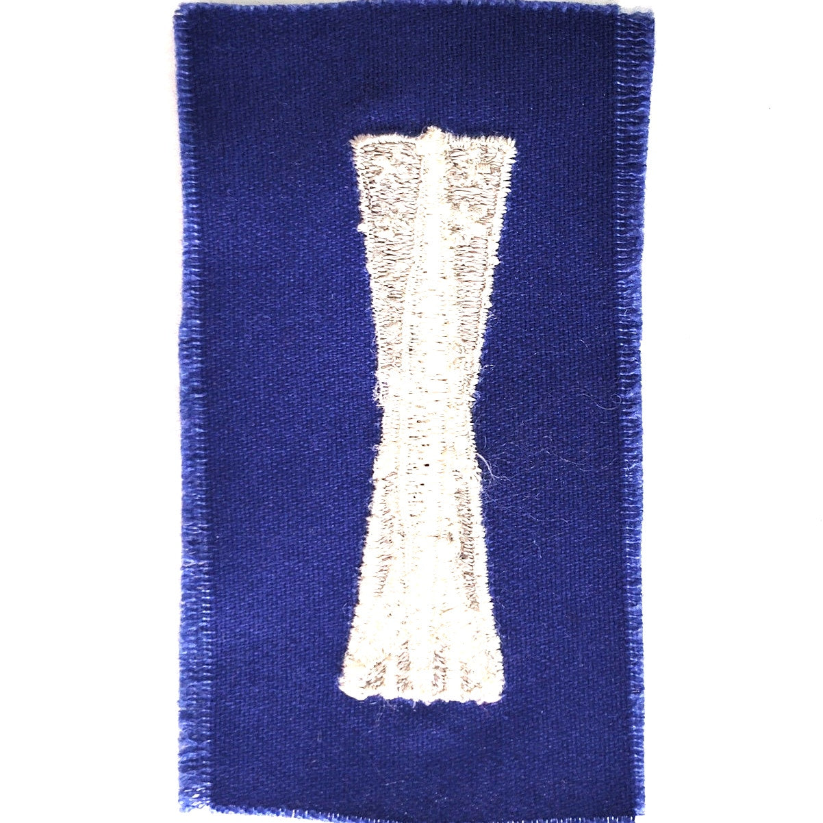 USAF Basic Missileman Novelty Patch 3‑1/2" × 2" Embroidered White on Blue Sew‑On