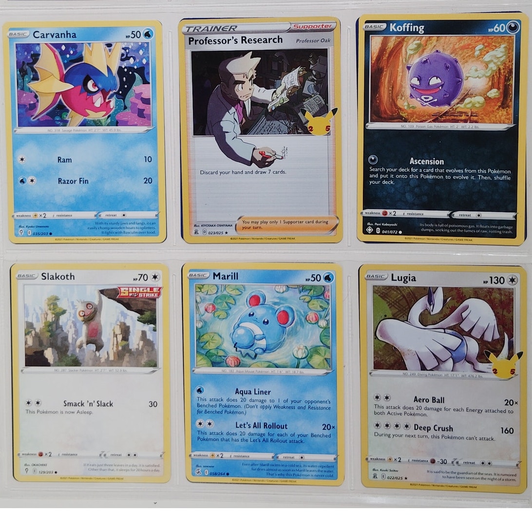 18 Random Pokémon Cards Pictured, Actual Photos Provided