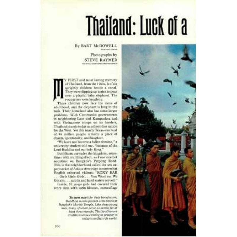 National Geographic Magazine October 1982, The Chip, Silicon Valley, Thailand ..