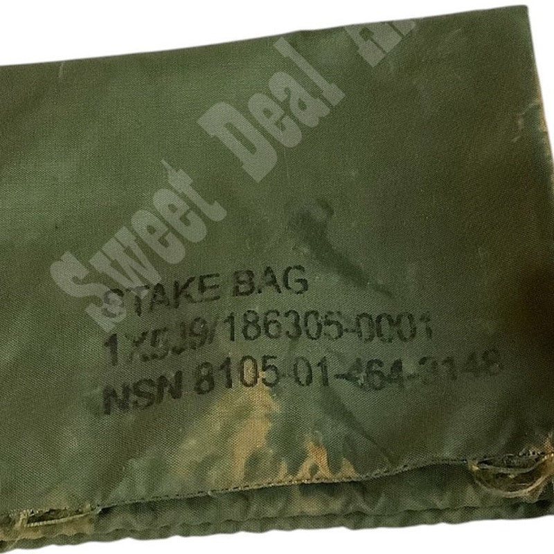 Vintage Stake Bag, 15" x 8", 1X539/186305-0001, NSN 8105-01-464-3148, ODG