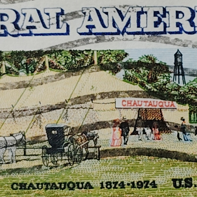 1974 10¢ Chautauqua Centennial – Rural America Series – Used