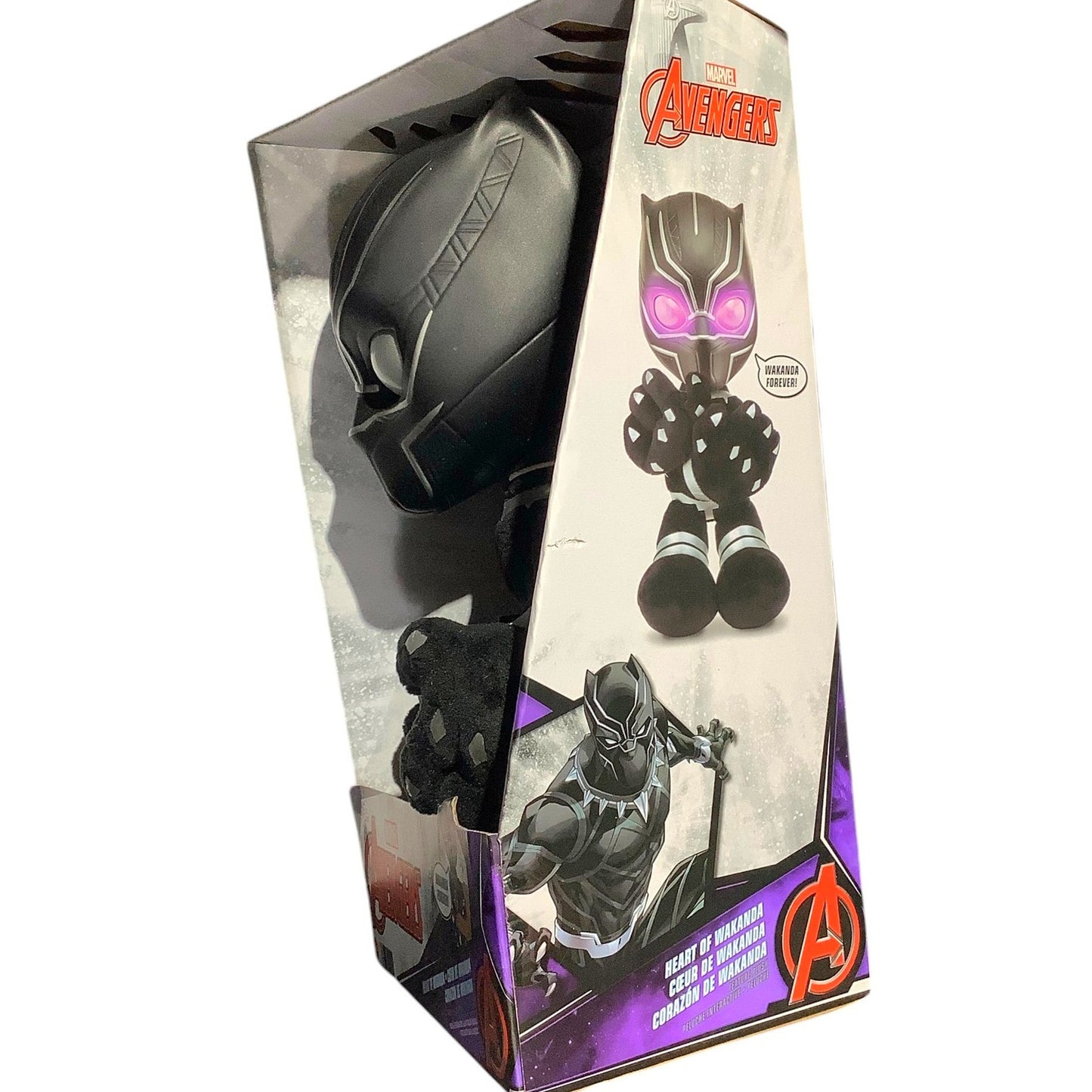 Mattel Marvel Avengers Black Panther Heart of Wakanda Talking Interactive Plush