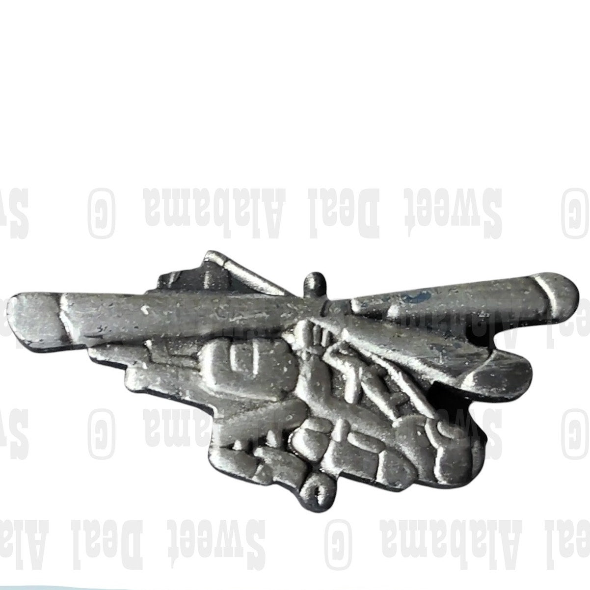 Apache AH-64 Helicopter, Collector's Hat, Lapel, Brooch Pin 1-1/2"W x 1/2"H