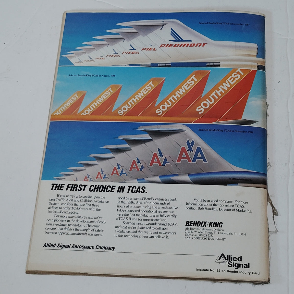 Air Transport World Magazine May 1989 - Japan Air Lines Engine Report Aviation