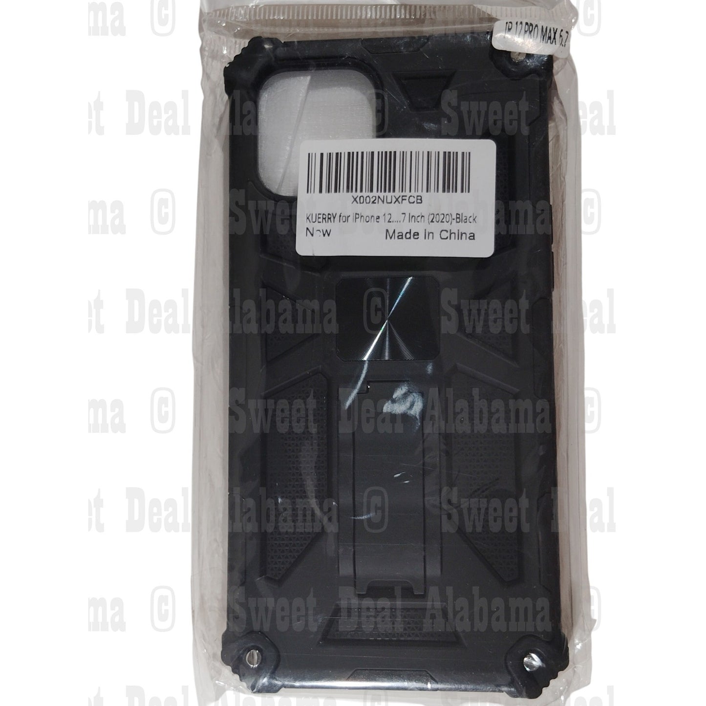 Kuerry Cellphone Case For iPhone 12 Pro Max (6.7"), w/ 2 Screen Protectors