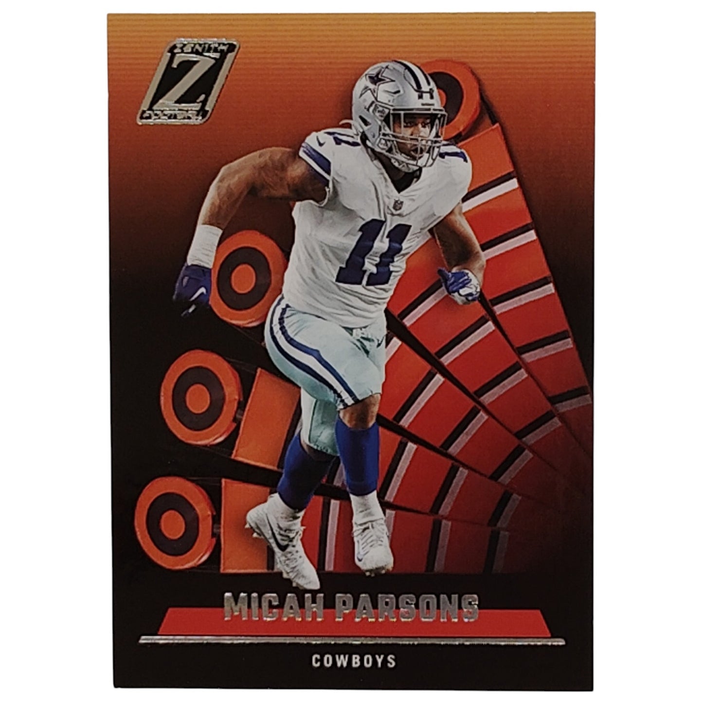 Micah Parsons, Dallas Cowboys, NFL 2022 Panini-Zenith Card 15, EX/NM