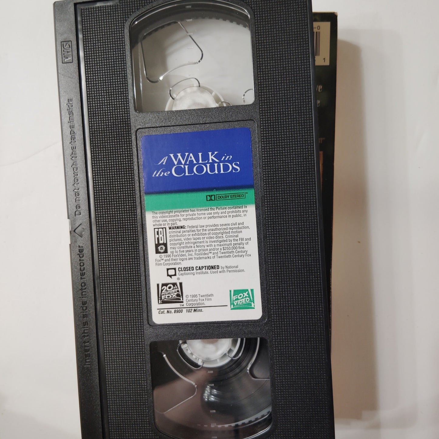 A Walk in the Clouds VHS 1996 Keanu Reeves Aitana Sanchez‑Gijón Romantic Drama