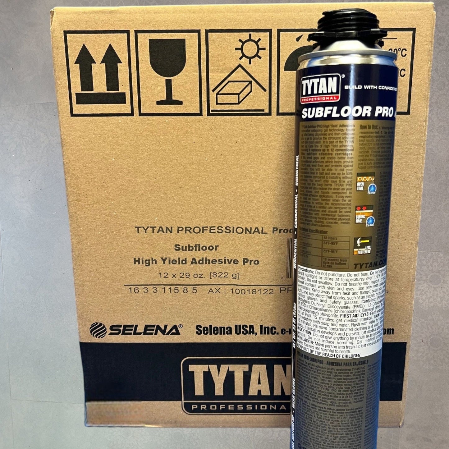 6-Pack TYTAN Pro Subfloor Pro Gel Adhesive 29oz High Yield Foam to Gel Bond