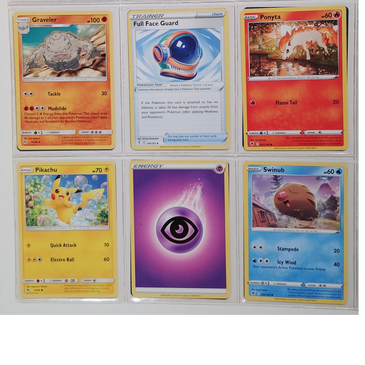 18 Random Pokémon Cards Pictured, Actual Photos Provided