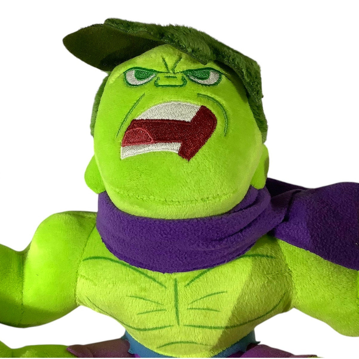 Marvel/ Disney HULK, Holiday Plush with Scarf, Bowl, and Ironman Socks 9" x 13"