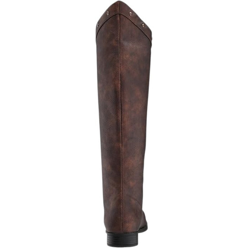 Ellie Shoes Women’s Knee High Boots – Brown, Size 7, Style 181-HUNTRESS, 1" Heel