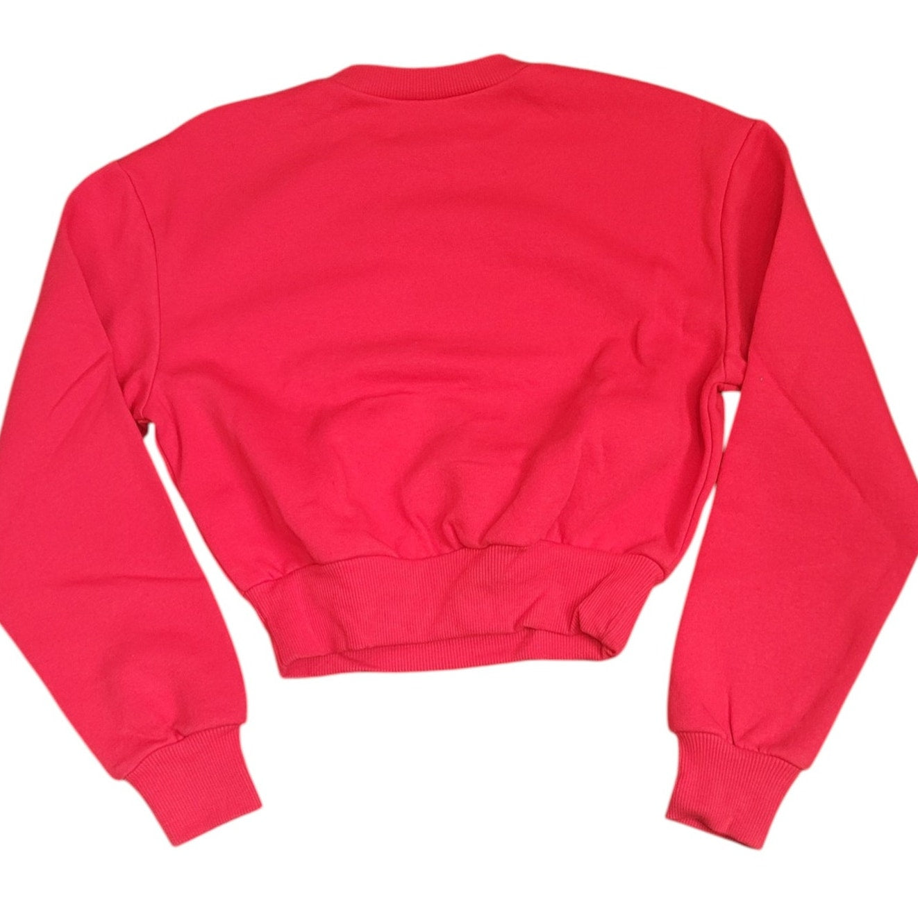 Wild Fable Cropped Sweatshirt – Red X-Small | Pullover, Long Sleeve, Crew Neck