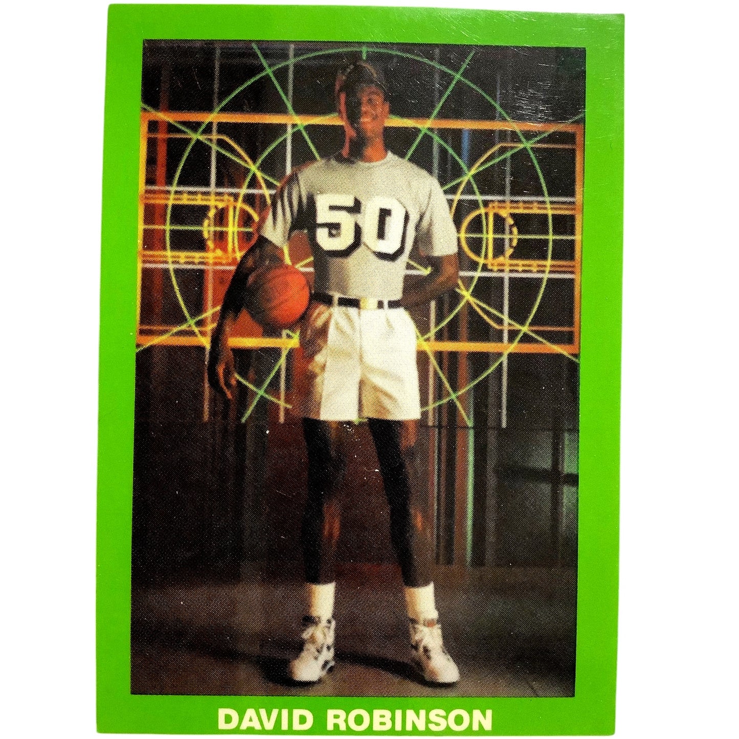 Rare David Robinson (50) Navy Academy, San Antonio Spurs, Early Unbranded, EXC