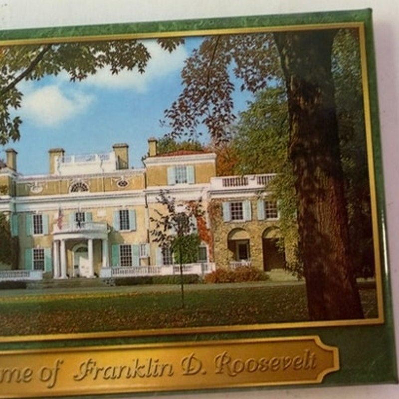 FDR Home Springwood Hyde Park NY Photo Magnet National Historic Site 3‑5/8"