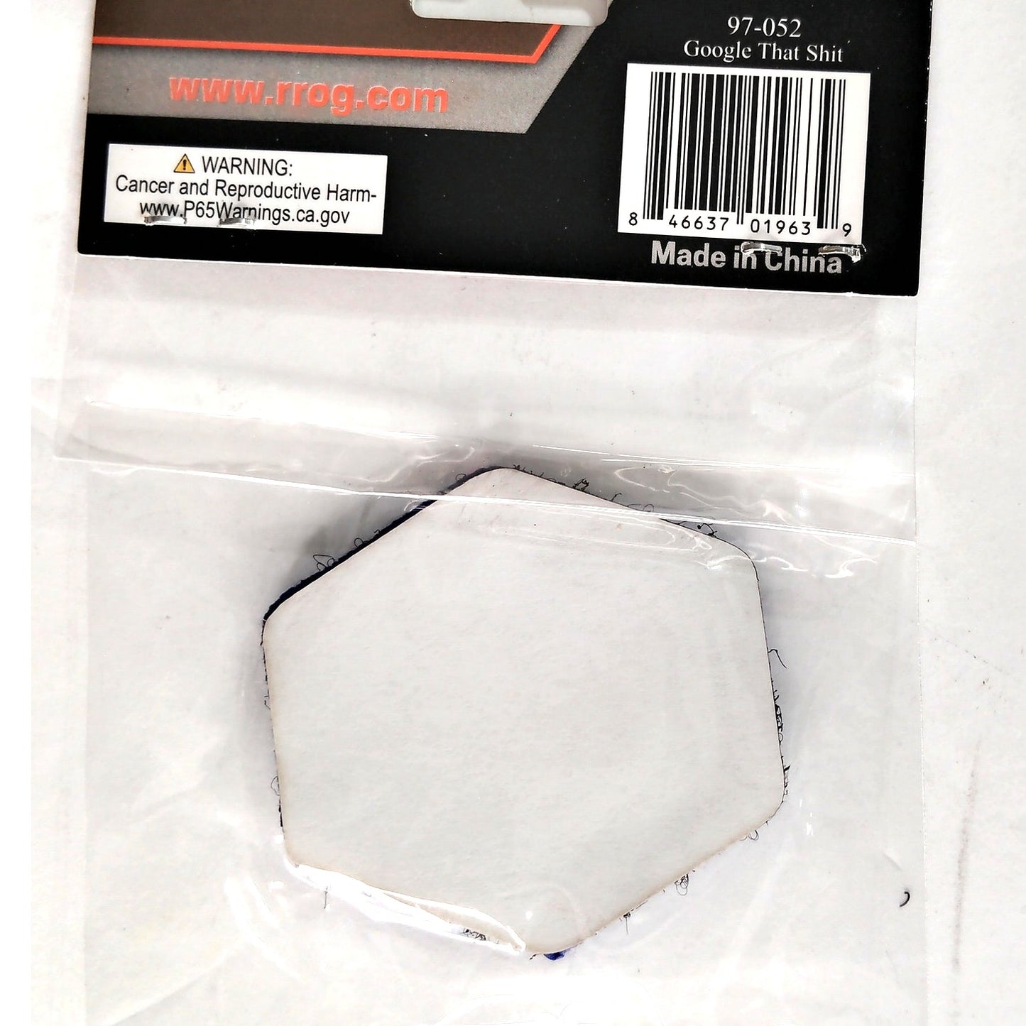 Google That "S**T Image" Novelty Patch Red Rock 2‑1/8" × 2" Printed Hook Back